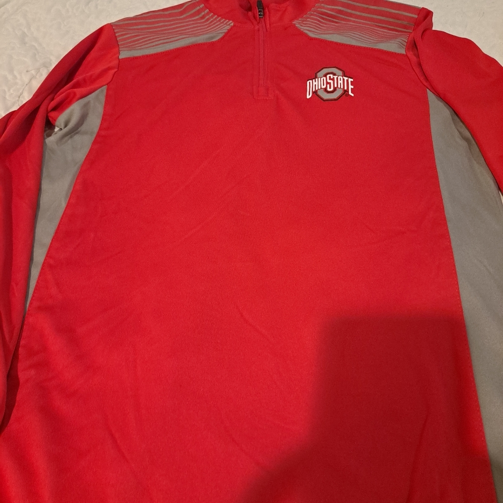 Child's Ohio State quarter zip pullover size Small